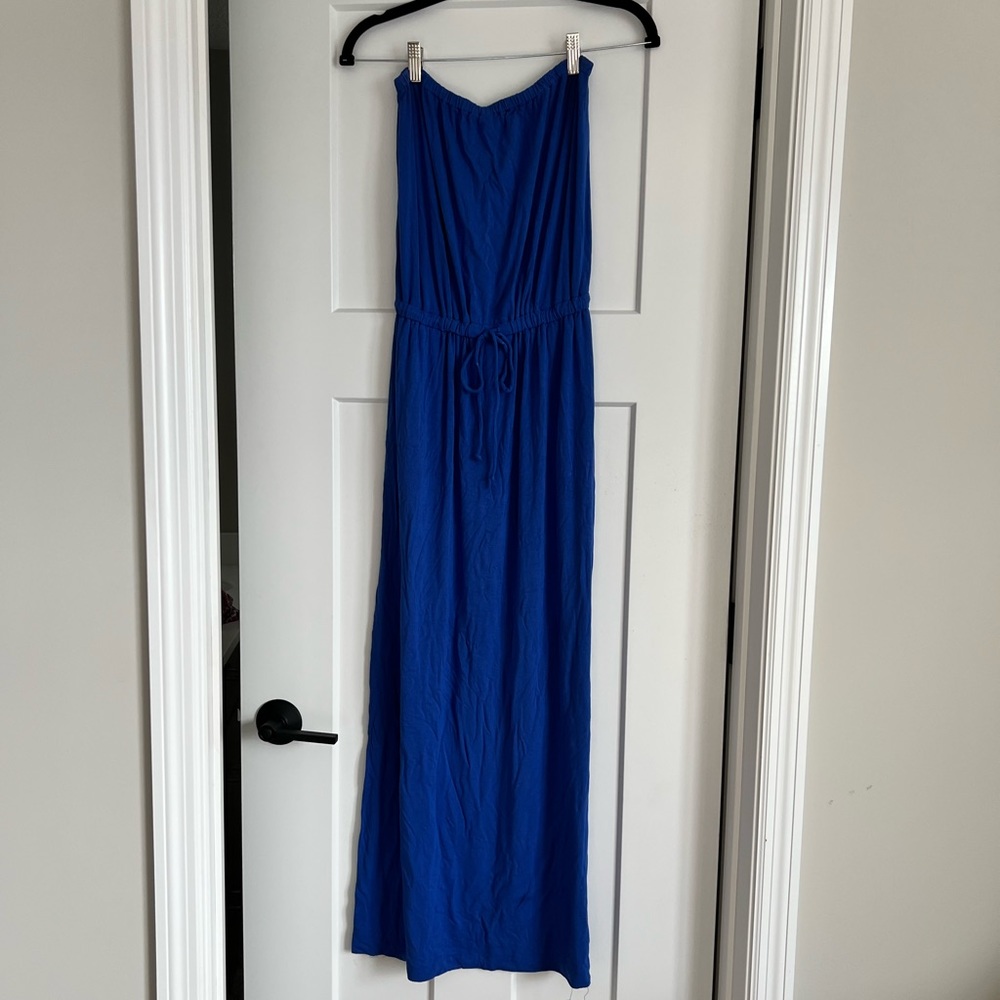 J. Crew Strapless Maxi Dress